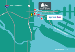2020 Miami yacht show map and dates